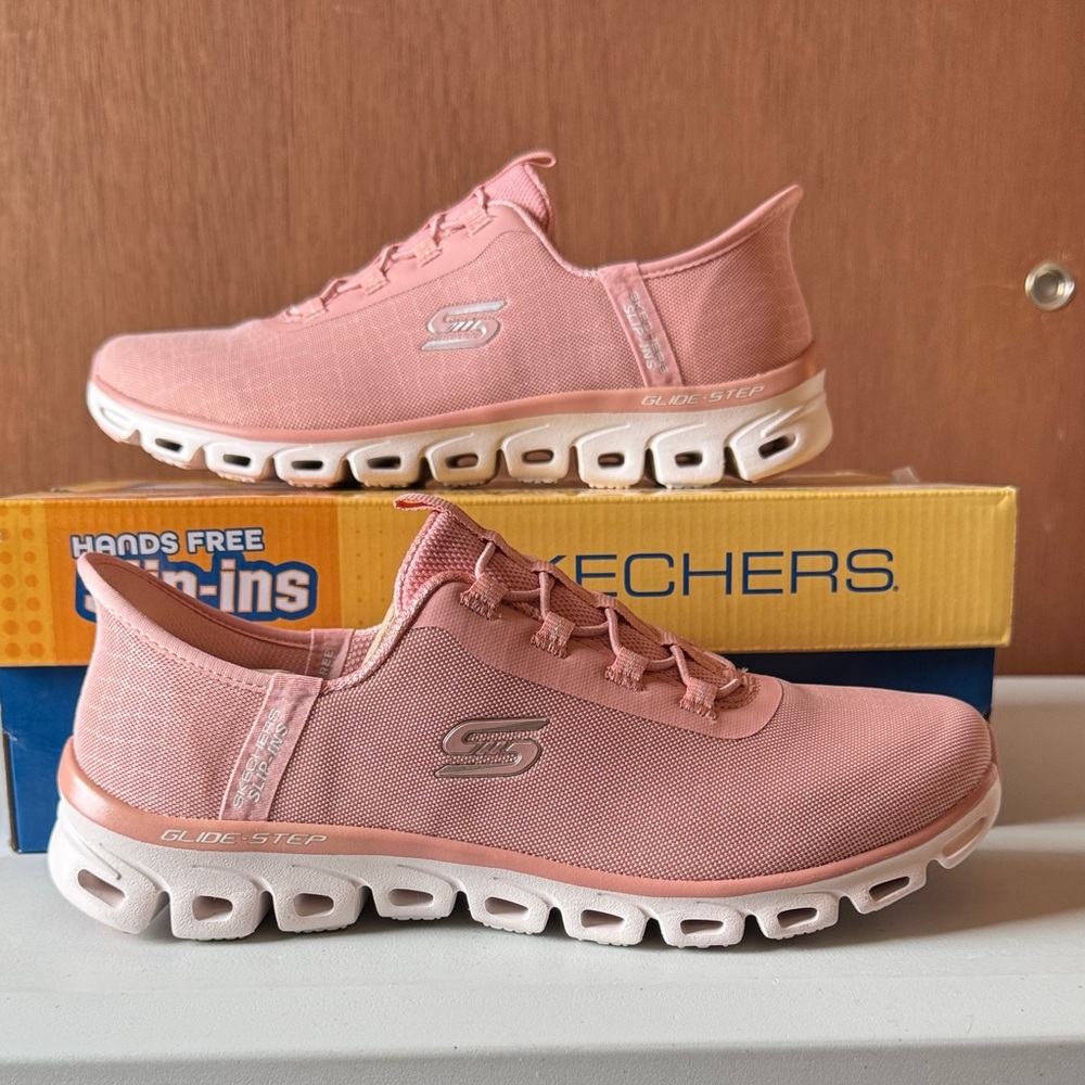 Skechers Women's Pink Athletic Slip-ins